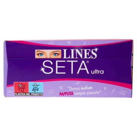 Lines Seta ultra Assorbenti con Ali 56+8 pz